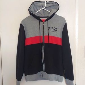 GUESS Jacket, Small, BlackRedgGray